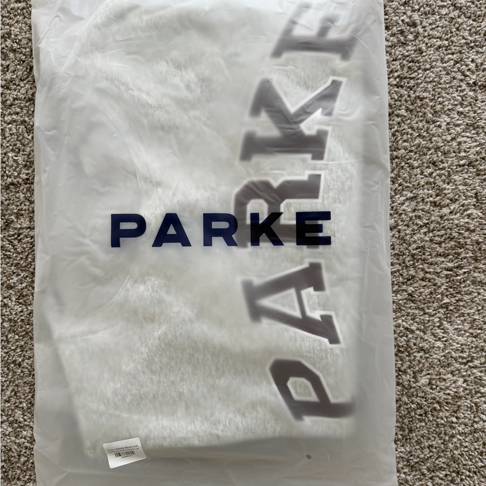 Parker Gray Sweatshirt with brown Lettering - Picture 2 of 6